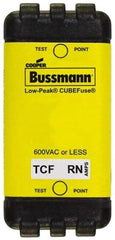 Cooper Bussmann - 300 VDC & 600 VAC, 3 Amp, Time Delay General Purpose Fuse - Plug-in Mount, 47.75mm OAL, 100 at DC, 200 (CSA RMS), 300 (UL RMS) kA Rating - USA Tool & Supply