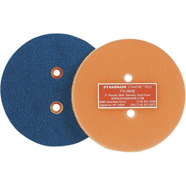 Dynabrade - 3" Diam Disc Backing Nonvacuum Replacement Pad - Medium Density, 12,000 RPM - USA Tool & Supply