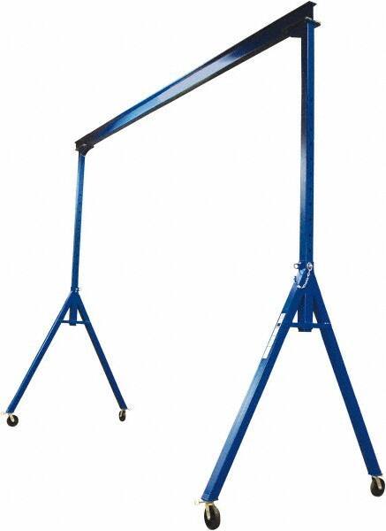 Vestil - 4,000 Lb Load Capacity, Steel Gantry Crane - 20' Span - USA Tool & Supply