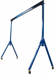 Vestil - 4,000 Lb Load Capacity, Steel Gantry Crane - 20' Span - USA Tool & Supply