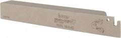 Iscar - External Thread, 0.69" Max Depth of Cut, 0.071" Min Groove Width, 4-1/2" OAL, Left Hand Indexable Grooving Cutoff Toolholder - 3/4" Shank Height x 3/4" Shank Width, TAG Insert Style, TGT Toolholder Style, Series Tang-GripIQ - USA Tool & Supply