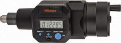 Mitutoyo - 0 to 50.8mm Range, 11mm Spindle Diameter, Flat Spindle Electronic Micrometer Head - 0.00005" Resolution, 0.00015" Accuracy, Data Output - USA Tool & Supply