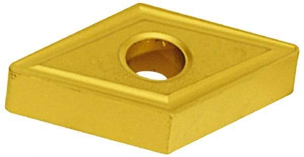 Seco - DNMG442 MF4 Grade TS2000 Carbide Turning Insert - TiAlN/TiN Finish, 55° Diamond, 1/2" Inscr Circle, 1/4" Thick, 1/32" Corner Radius - USA Tool & Supply