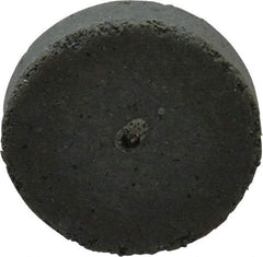 Cratex - 7/8" Diam x 1/16" Hole x 3/16" Thick, Surface Grinding Wheel - Silicon Carbide, Coarse Grade, 25,000 Max RPM, Rubber Bond, No Recess - USA Tool & Supply