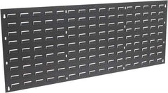 Quantum Storage - 48" Wide x 19" High, Gray Louvered Bin Panel - Use with Quantum Storage Systems - ALL QUS Bins - USA Tool & Supply