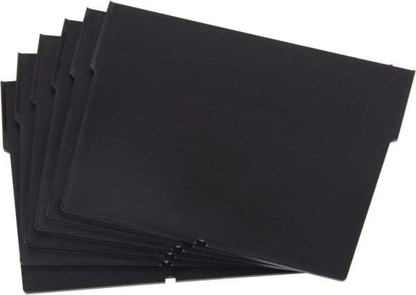 Quantum Storage - 6.6" Wide x 4-1/2" High, Black Bin Divider - Use with Quantum Storage Systems - QSB202, 204, 206 - USA Tool & Supply