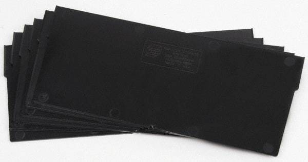 Quantum Storage - 11.1" Wide x 4-1/2" High, Black Bin Divider - Use with Quantum Storage Systems - QSB209, 210, 216 - USA Tool & Supply