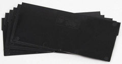 Quantum Storage - 11.1" Wide x 4-1/2" High, Black Bin Divider - Use with Quantum Storage Systems - QSB209, 210, 216 - USA Tool & Supply