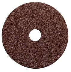 Value Collection - 7" Diam 7/8" Hole 36 Grit Fiber Disc - Very Coarse Grade, Ceramic, 10,000 Max RPM - USA Tool & Supply