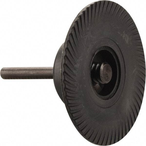 Made in USA - 3" Diam Quick-Change Type S Disc Backing Pad - 1/4" Shank Diam, Medium Density, 20,000 RPM - USA Tool & Supply