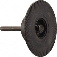 Made in USA - 3" Diam Quick-Change Type S Disc Backing Pad - 1/4" Shank Diam, Medium Density, 20,000 RPM - USA Tool & Supply