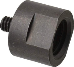 Made in USA - 5/8" Max Diam, Abrasive Disc Adapter - 1/4-20, 5/8-11 - USA Tool & Supply