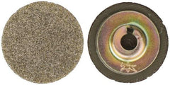 PFERD - 1" Disc Diam, 60 Grit, Diamond Quick Change Disc - Type S Attaching System, Coated, Brown, Coarse Grade, 15,500 RPM, D251 Series - USA Tool & Supply