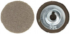 PFERD - 1" Disc Diam, 120 Grit, Diamond Quick Change Disc - Type S Attaching System, Coated, Brown, Medium Grade, 15,500 RPM, D126 Series - USA Tool & Supply