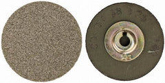 PFERD - 1-1/2" Disc Diam, 60 Grit, Diamond Quick Change Disc - Type S Attaching System, Coated, Brown, Coarse Grade, 12,500 RPM, D251 Series - USA Tool & Supply