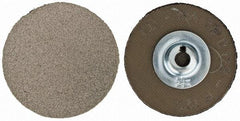PFERD - 1-1/2" Disc Diam, 120 Grit, Diamond Quick Change Disc - Type S Attaching System, Coated, Brown, Medium Grade, 12,500 RPM, D126 Series - USA Tool & Supply