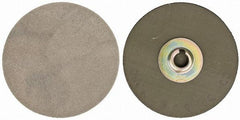 PFERD - 3" Disc Diam, 220 Grit, Diamond Quick Change Disc - Type S Attaching System, Coated, Brown, Fine Grade, 6,300 RPM, D76 Series - USA Tool & Supply