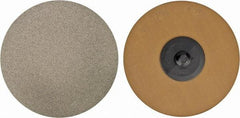 PFERD - 3" Disc Diam, 120 Grit, Diamond Quick Change Disc - Type R Attaching System, Coated, Brown, Medium Grade, 6,300 RPM, D126 Series - USA Tool & Supply