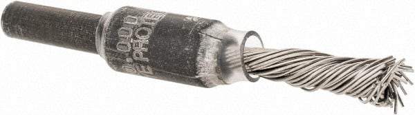 PFERD - 1/4" Brush Diam, Knotted, End Brush - 1/4" Diam Shank, 20,000 Max RPM - USA Tool & Supply