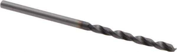 Guhring - 2.3mm 118° Solid Carbide Jobber Drill - FIREX Finish, Right Hand Cut, Spiral Flute, Straight Shank, 53mm OAL, Faceted Point - USA Tool & Supply