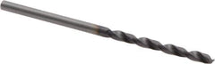 Guhring - 2.3mm 118° Solid Carbide Jobber Drill - FIREX Finish, Right Hand Cut, Spiral Flute, Straight Shank, 53mm OAL, Faceted Point - USA Tool & Supply