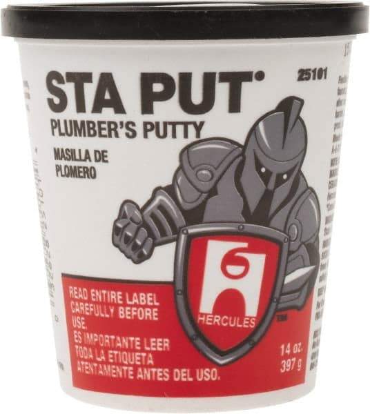 Hercules - Putty Type: Plumber's Putty Container Size: 14 oz. - USA Tool & Supply