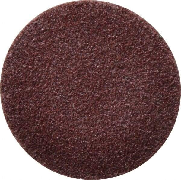 Tru-Maxx - 2" Disc Diam, 60 Grit, Aluminum Oxide Quick Change Disc - Type S Attaching System, Coated, Maroon, Medium Grade - USA Tool & Supply