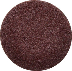 Tru-Maxx - 2" Disc Diam, 60 Grit, Aluminum Oxide Quick Change Disc - Type S Attaching System, Coated, Maroon, Medium Grade - USA Tool & Supply