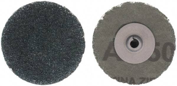 Tru-Maxx - 2" Disc Diam, 50 Grit, Zirconia Alumina Quick Change Disc - Type S Attaching System, Coated, Blue, Coarse Grade - USA Tool & Supply