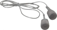 3M - Reusable, Corded, 29 dB Earplugs - Gray, No Roll - USA Tool & Supply