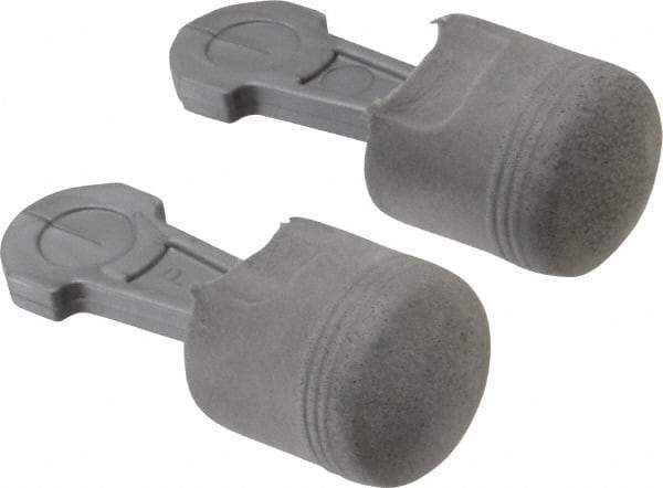3M - Reusable, Uncorded, 29 dB Earplugs - Gray, No Roll - USA Tool & Supply