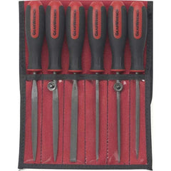 GEARWRENCH - File Sets File Set Type: American File Types Included: Flat; Half Round; Knife; Round; Square; Triangle - USA Tool & Supply