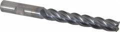 Kennametal - 1/2", 4 Flute, Solid Carbide, 0.03" Corner Radius End Mill - 5" OAL, 3" LOC - USA Tool & Supply