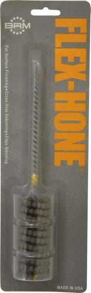 Brush Research Mfg. - 1" to 1-1/8" Bore Diam, Diamond Flexible Hone - Extra Fine, 8" OAL - USA Tool & Supply