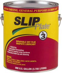 SLIP Plate - 1 Gal Can Lubricant - Black, -75°F to 450°F - USA Tool & Supply