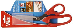 Wiss - 3-1/2" LOC, 8-1/2" OAL Stainless Steel Standard Shears - Straight Handle, For General Purpose Use - USA Tool & Supply