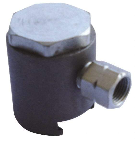 PRO-LUBE - 7,500 Operating psi, 7/8" Long, 1/8 Thread, Grease Gun Button-Head Coupler - NPT Thread - USA Tool & Supply