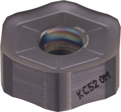 Kennametal - HNGJ535 LD Grade KC520M Carbide Milling Insert - TiAlN Finish, 0.2189" Thick, 5/8" Inscribed Circle, 1.2mm Corner Radius - USA Tool & Supply