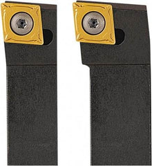Seco - SCLC, Left Hand Cut, 95° Lead Angle, 10mm Shank Height x 10mm Shank Width, Neutral Rake Indexable Turning Toolholder - 150mm OAL, CC..0602.. Insert Compatibility, Series Screw Lock - USA Tool & Supply