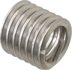 Recoil - 5/16-18 Metric Coarse, 0.469" OAL, Free Running Helical Insert - 6-5/8 Free Coils, Tanged, Stainless Steel, 1-1/2D Insert Length - USA Tool & Supply