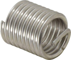 Recoil - 3/4-10 UNC, 1-1/8" OAL, Free Running Helical Insert - 9-3/8 Free Coils, Tanged, Stainless Steel, 1-1/2D Insert Length - USA Tool & Supply