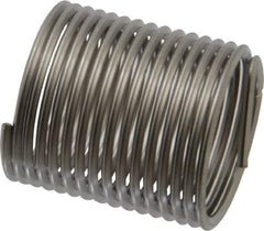 Recoil - 1-12 UNF, 1-1/2" OAL, Free Running Helical Insert - 15 Free Coils, Tanged, Stainless Steel, 1-1/2D Insert Length - USA Tool & Supply