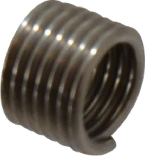 Recoil - M3.5x0.60 Metric Coarse, 5.3" OAL, Free Running Helical Insert - 6-3/8 Free Coils, Tanged, Stainless Steel, 1-1/2D Insert Length - USA Tool & Supply