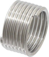 Recoil - M12x1.25 Metric Fine, 1/2" OAL, Free Running Helical Insert - Tanged, Stainless Steel, 1D Insert Length - USA Tool & Supply