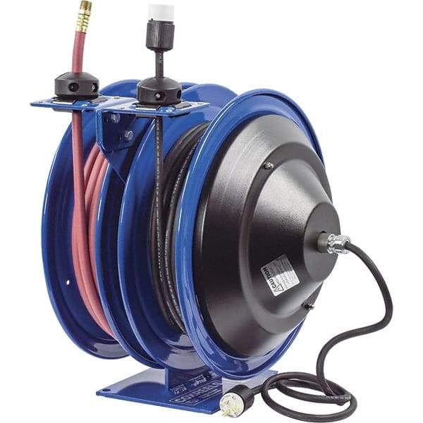 CoxReels - 50' Spring Retractable Hose Reel - 300 psi, Hose Included - USA Tool & Supply