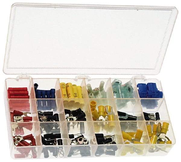 Precision Brand - 175 Piece, Electrical Terminal Fastener Kit - USA Tool & Supply