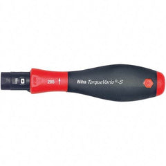 Wiha - 1 Piece, 0.4 to 1 N/m, Adjustable Torque Limiting Screwdriver - 1/4" Drive - USA Tool & Supply