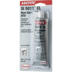 Loctite - 80 mL Tube Clear Silicone Sealant - NC RTV SIL-CL 80ML LOCTITE SUPERFLX RTV - USA Tool & Supply