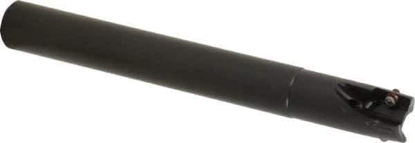 Kennametal - 3/4" Cut Diam, 0.58" Max Depth of Cut, 3/4" Shank Diam, 6-1/2" OAL, Indexable Square Shoulder End Mill - EC14.., EP14.. Inserts, Cylindrical Shank, 0° Lead Angle, Through Coolant - USA Tool & Supply
