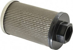 Flow Ezy Filters - 60 Mesh, 38 LPM, 10 GPM, 3.2" Diam, Female Suction Strainer without Bypass - 1 Port NPT, 5.8" Long - USA Tool & Supply